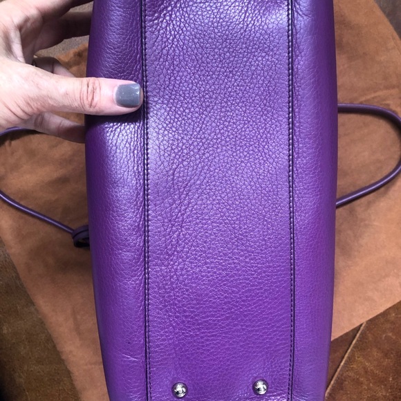Loewe Leather Purple Tote. - Picture 4 of 8